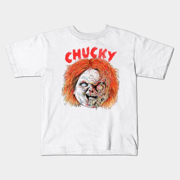 Chucky Kids T-Shirt by DesecrateART